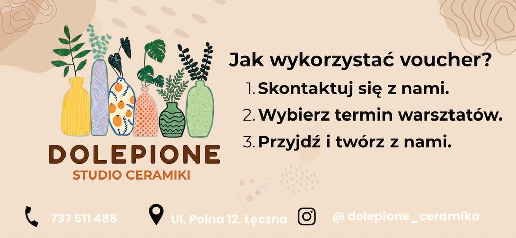 Voucher prezentowy- ceramika & warsztaty